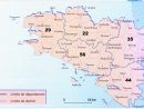 Cartograf.fr : Régions France : La Bretagne - Version Mobile concernant Carte De Departement A Imprimer