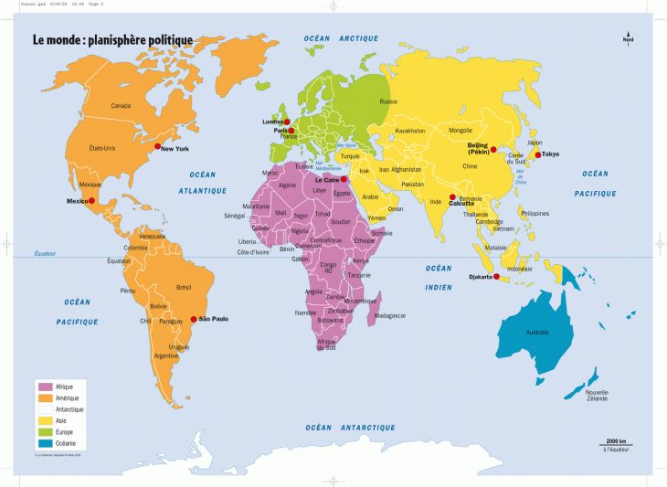 Cartograf.fr : Toutes Les Cartes Des Pays Du Monde : Page 3 avec Carte Du Monde Et Leur Capitale