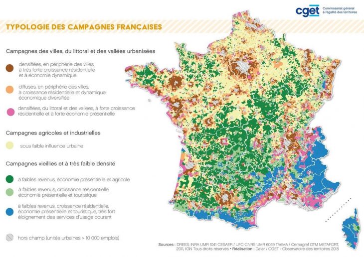 Cartographie Numérique: Cartographier Les Espaces Ruraux En concernant Exercice Carte De France