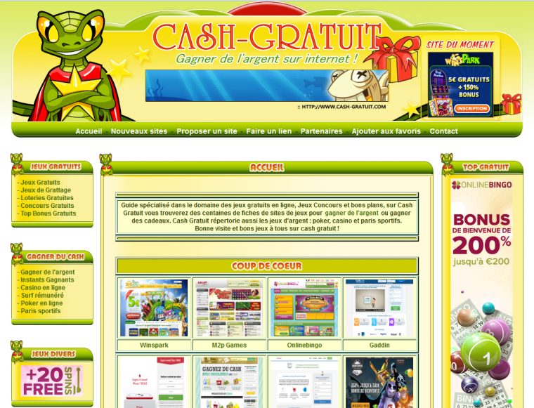 Cash-Gratuit : Guide De Jeux D'argent Gratuits Zetop avec Site De Jeux Gratuit En Ligne