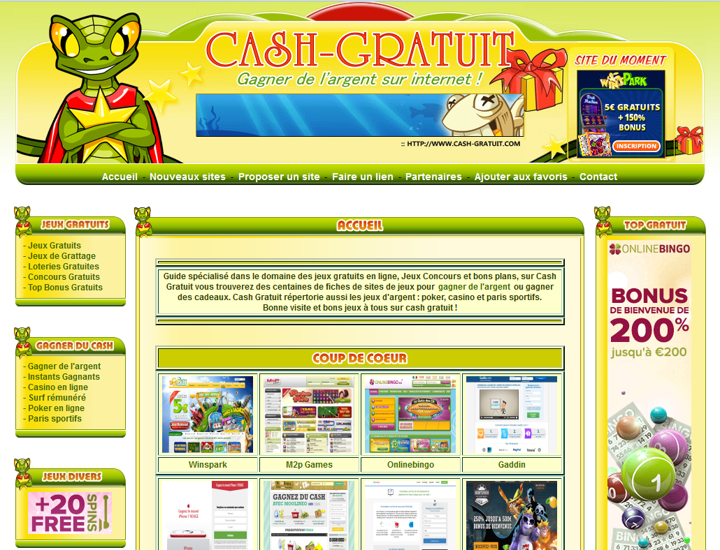 Cash-Gratuit : Guide De Jeux D&amp;#039;argent Gratuits Zetop avec Site De Jeux Gratuit En Ligne 