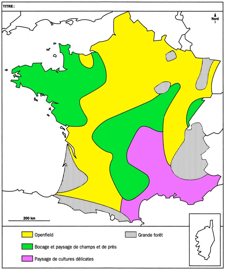 Ce2 • Géographie • Le Milieu Rural (La Campagne) ~ encequiconcerne Carte De France Ce2