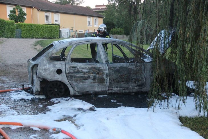 Chandon | Chandon : Feu De Voiture Dans Un Lotissement dedans Jeux De Voiture Avec Feu Rouge