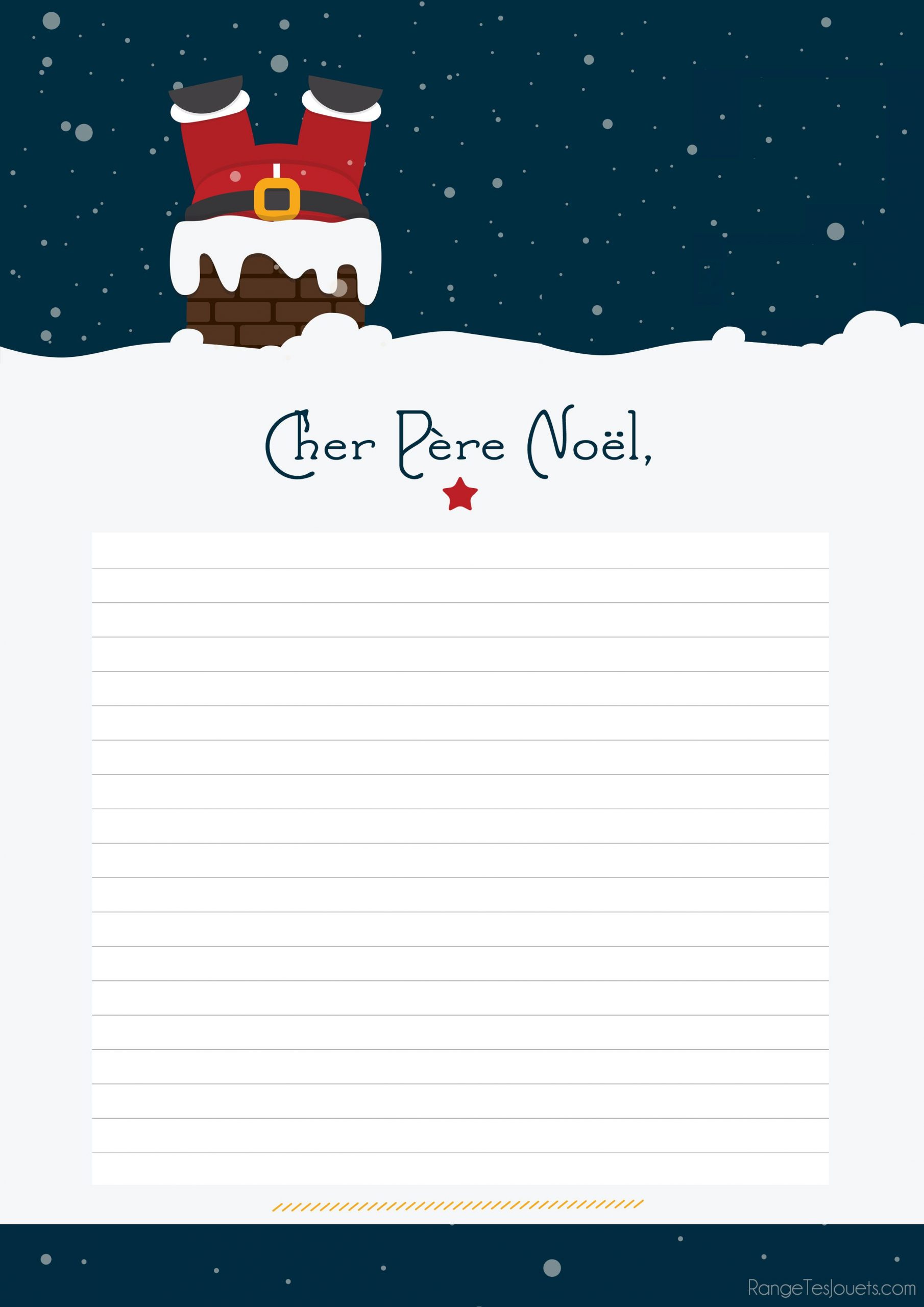 Cher Père Noël,… [Printable] | Lettre Pere Noel, Cher Pere dedans Papier À Lettre Père Noel À Imprimer Gratuitement