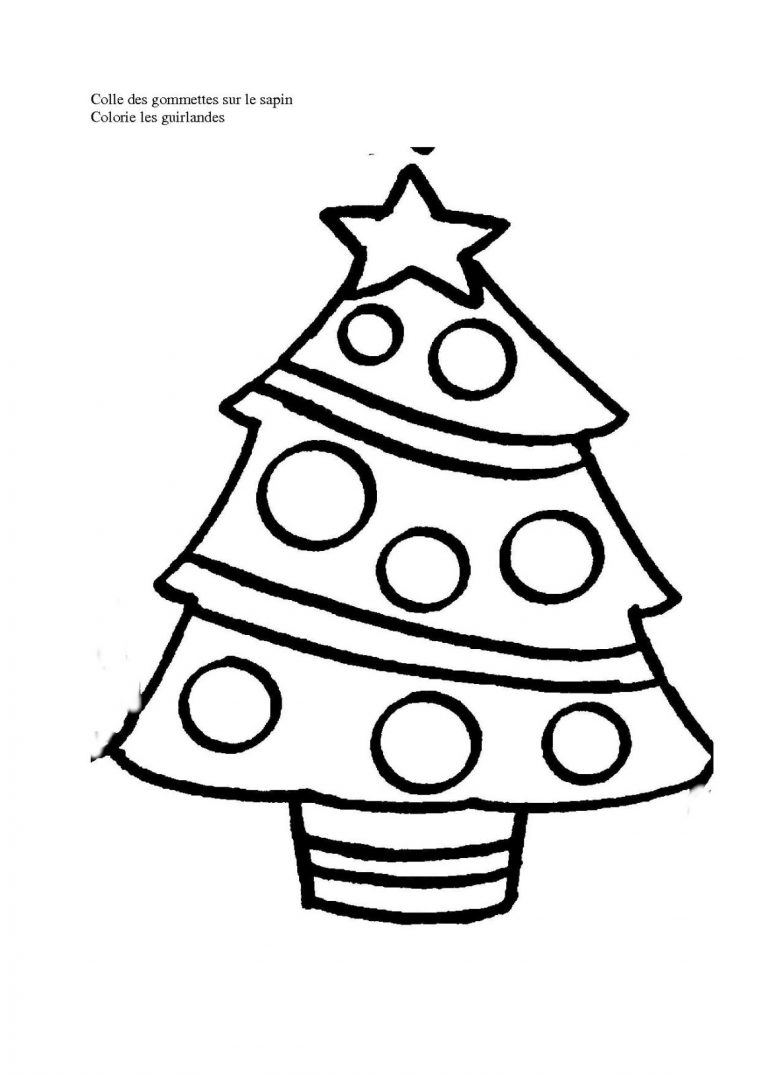 Christmas Tree #56 (Objects) – Printable Coloring Pages encequiconcerne Coloriage Maternelle Ps