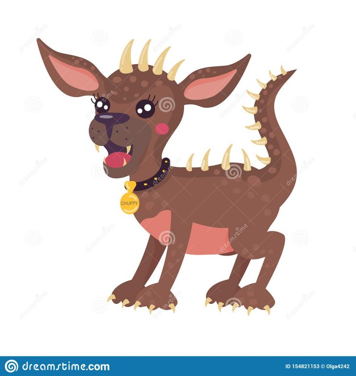 Chupacabra Animal Mythique Personnage De Dessin Anim? Stylis concernant Image D Animaux A Imprimer En Couleur