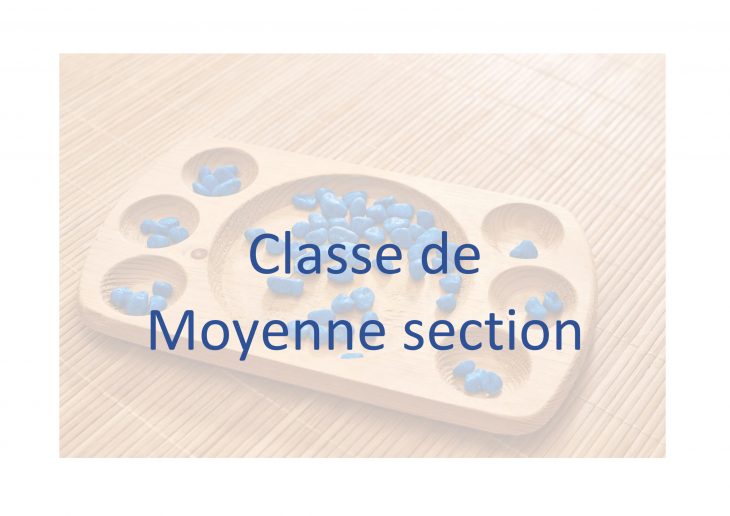 Classe De Moyenne Section intérieur Cours Moyenne Section Maternelle