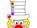 Clown À Gommettes | Coloriage Clown, Artisanat De Clowns avec Coloriage Clown A Imprimer