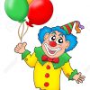 Clown Avec Des Ballons Colorés - Couleur Illustration. pour Dessin De Clown En Couleur