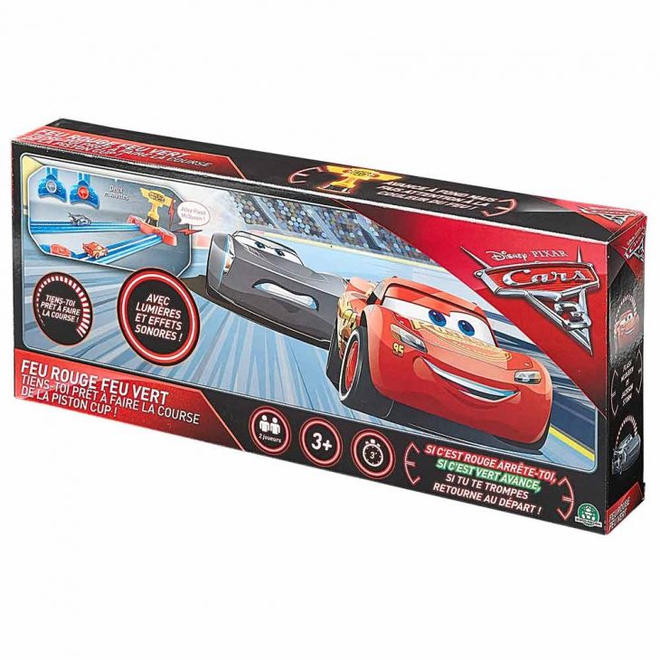 Coffret Cars Piste Feu Rouge Feu Vert Lumineux Et Sonore avec Jeux De Voiture Avec Feu Rouge