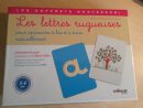 Coffret Montessori Les Lettres Rugueuses avec Jeux Pour Apprendre À Écrire