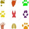 Collection De Couleurs Isolées Animal Voie Imprimer Les Icônes avec Image D Animaux A Imprimer En Couleur
