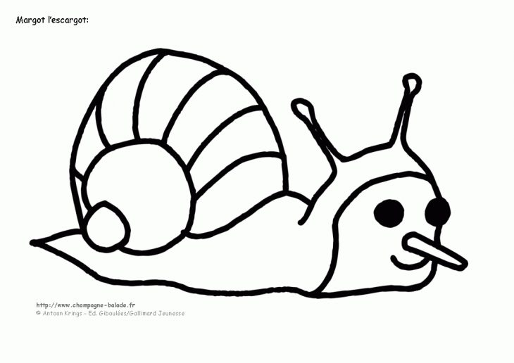 Coloriage À Imprimer Escargot | Liberate serapportantà Coloriage Moyenne Section À Imprimer