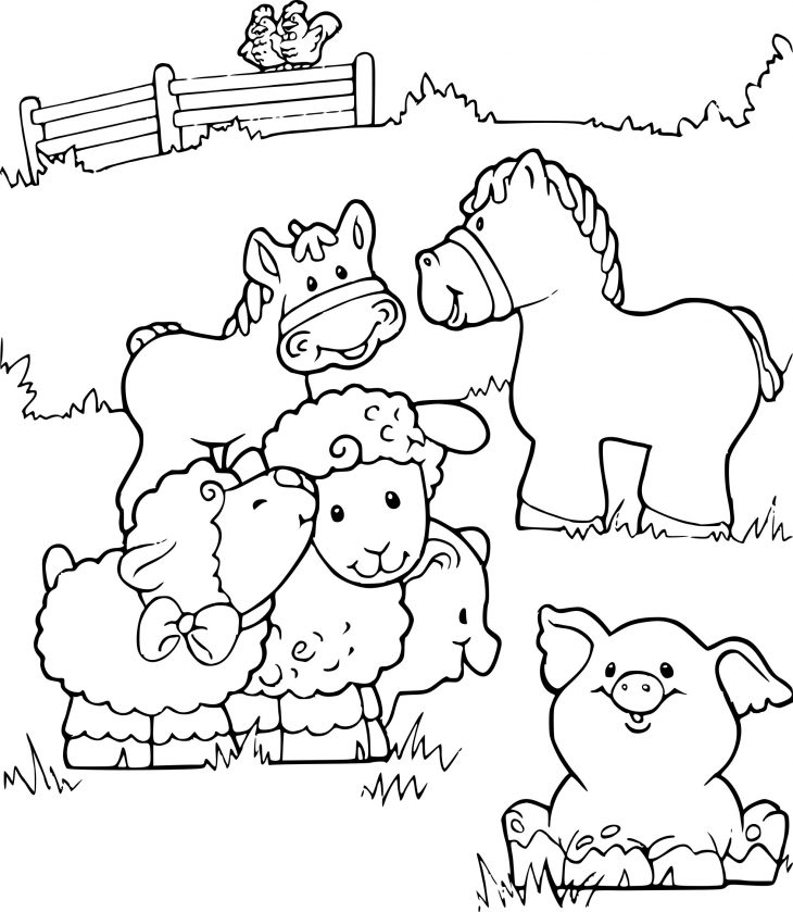 Coloriage Animaux De La Ferme À Imprimer Sur Coloriages à Animaux De La Ferme A Imprimer