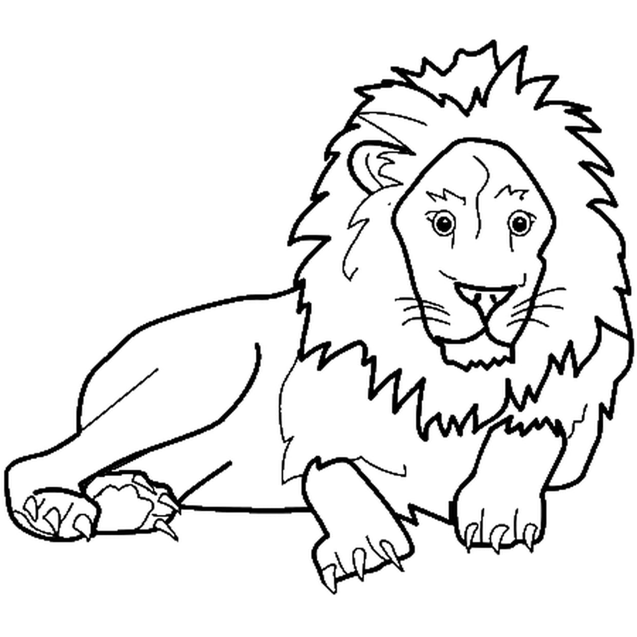 Coloriage Animaux Lion En Ligne Gratuit À Imprimer tout Photo De Lion A Imprimer En Couleur