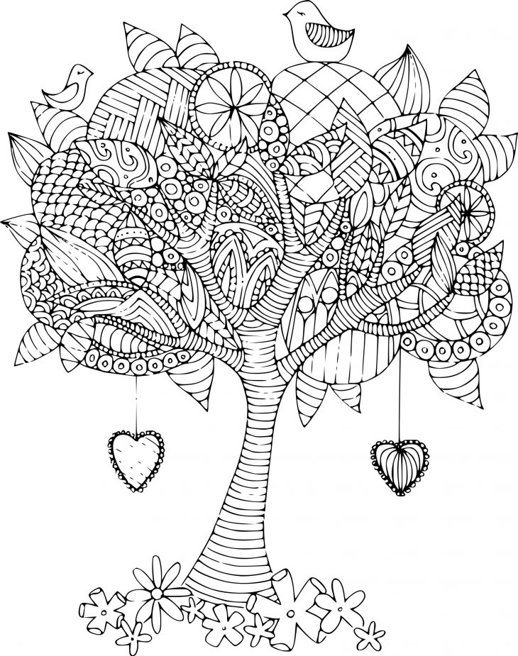 Coloriage Arbre Adulte À Imprimer intérieur Arbre A Colorier Et A Imprimer