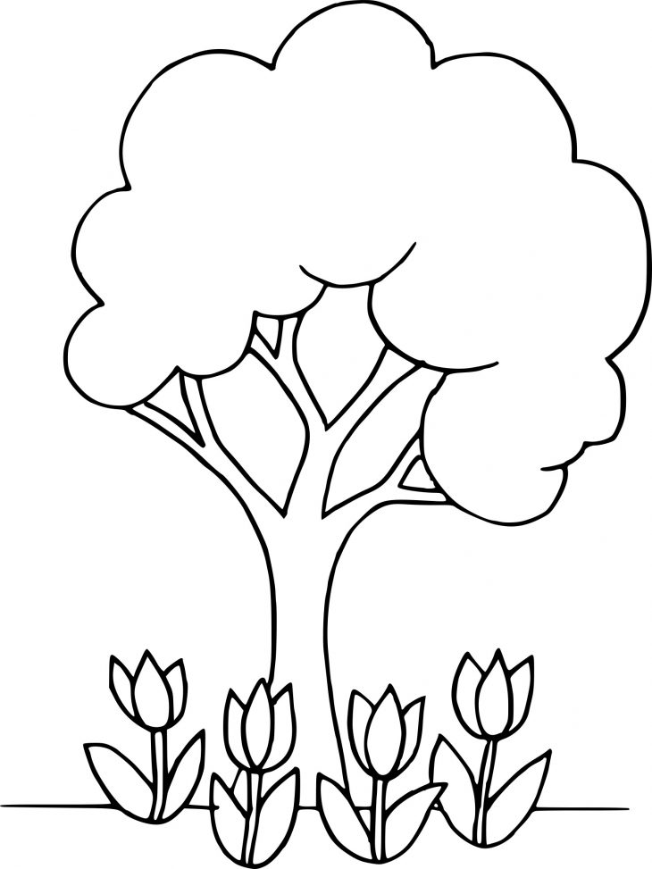 Coloriage Arbre Dessin À Imprimer Sur Coloriages avec Arbre A Colorier Et A Imprimer