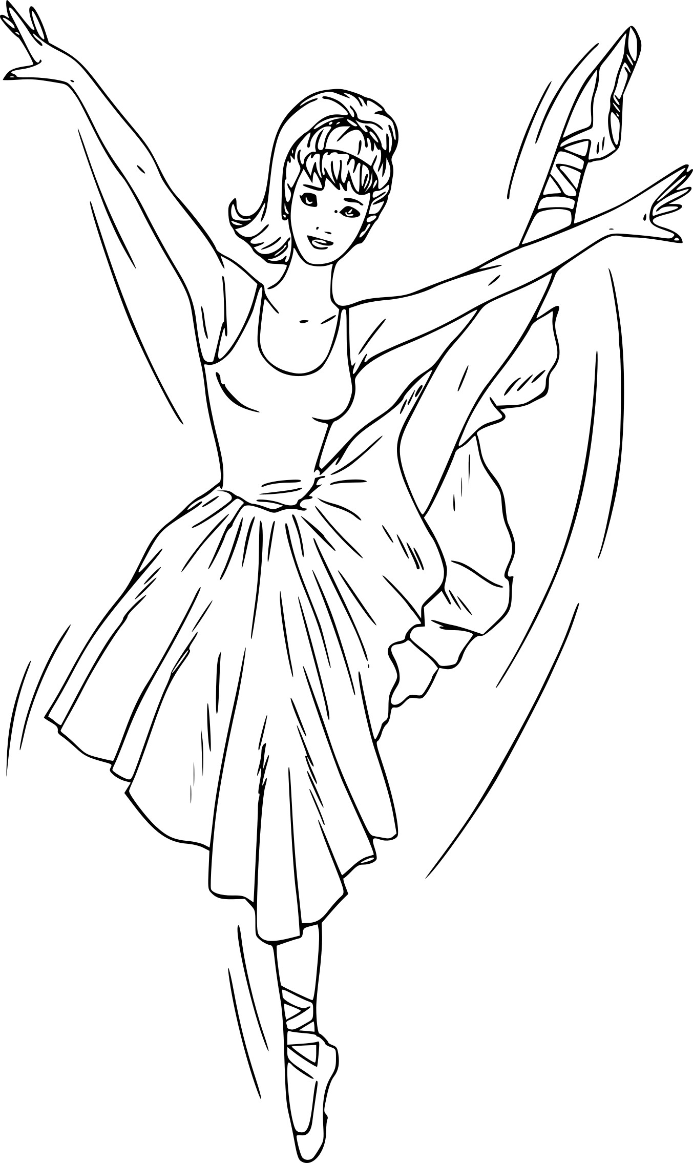 Coloriage Barbie Danseuse Sur Coloriages À Imprimer 8Nop0Wk à Dessin De Danseuse A Imprimer