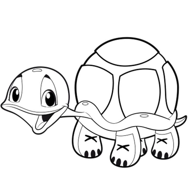 Coloriage Bébé Tortue En Ligne Gratuit À Imprimer destiné Jeux De Tortue Gratuit