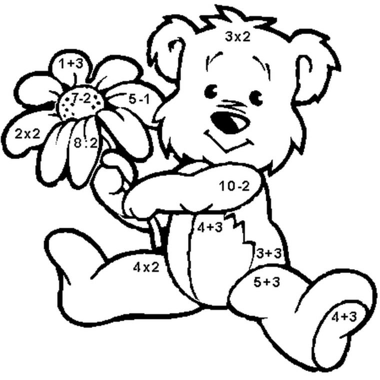 Coloriage Calcul Magique En Ligne Gratuit À Imprimer tout Coloriage De Calcul