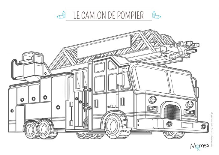 Coloriage Camion De Pompier A Imprimer Gratuit Archives à Coloriage Camion De Pompier Gratuit À Imprimer