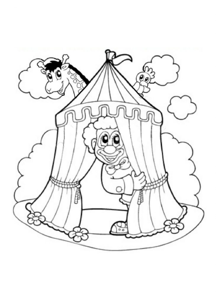 Coloriage Canrnaval encequiconcerne Coloriage Cirque Maternelle