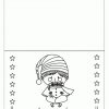 Coloriage Carte De Voeux Lutin Et Cadeaux Sur Hugolescargot avec Carte De Noel A Colorier