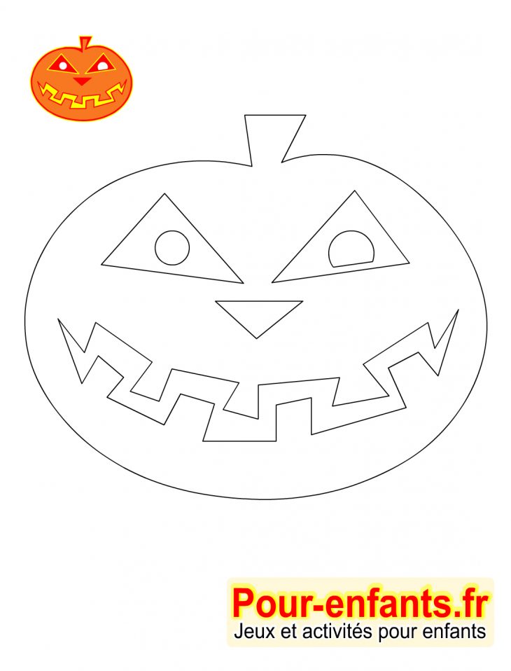 Coloriage Citrouille Coloriages Citrouilles Imprimer Dessin dedans Dessin Halloween Citrouille A Imprimer Gratuit