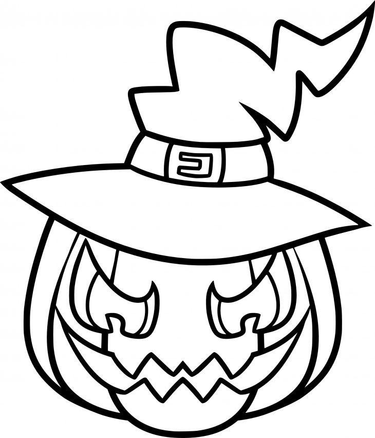 Coloriage Citrouille Effrayante À Imprimer serapportantà Dessin Halloween Citrouille A Imprimer Gratuit