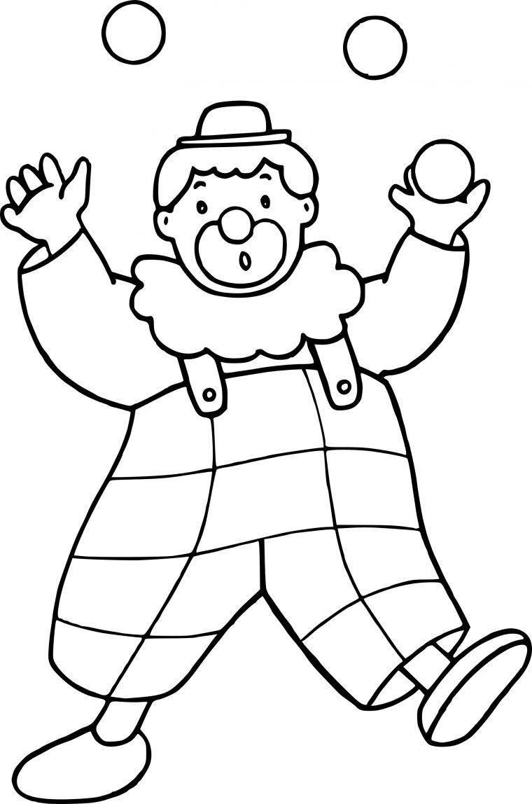 Coloriage Clown Ballon Dessin À Imprimer Sur Coloriages pour Coloriage Clown A Imprimer