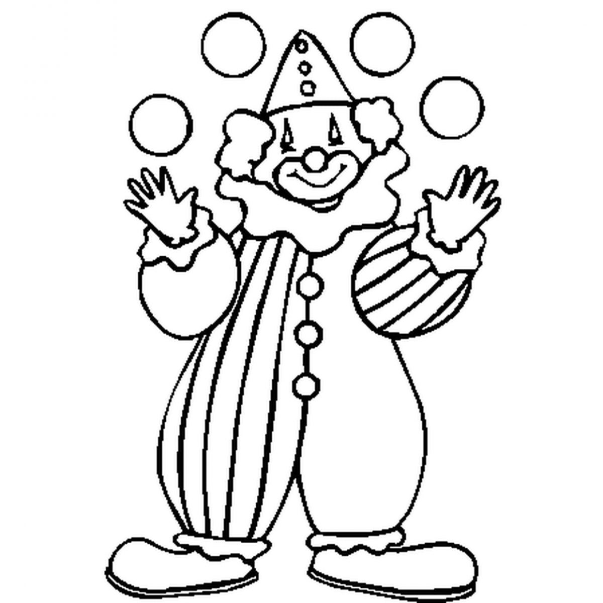 Coloriage Clown En Ligne Gratuit À Imprimer avec Coloriage Clown A Imprimer