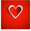 Coloriage Cœur Rouge Et Blanc destiné Coeur A Imprimer Et Decouper