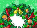 Coloriage Couronnes De Noël Sur Hugolescargot à Dessin De Noel En Couleur A Imprimer