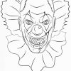 Coloriage De Clown Tueur A Imprimer | Palhaços 157, Palhaço avec Dessin De Clown En Couleur