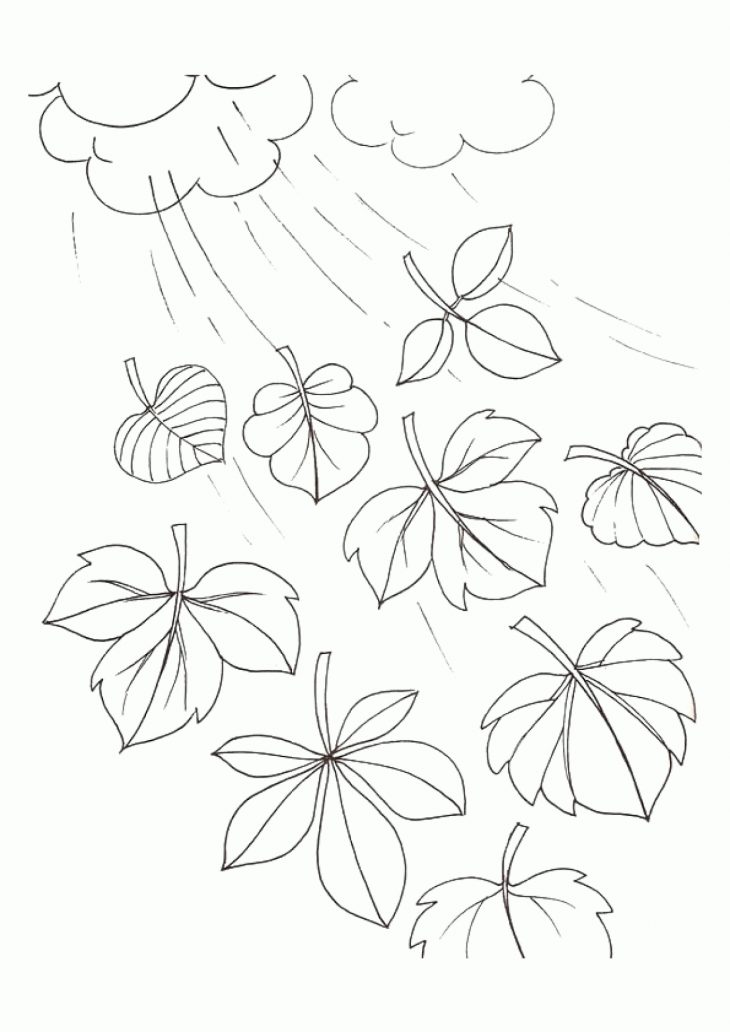 Coloriage De Feuilles Tombantes D'automne concernant Feuille De Couleur A Imprimer Gratuit