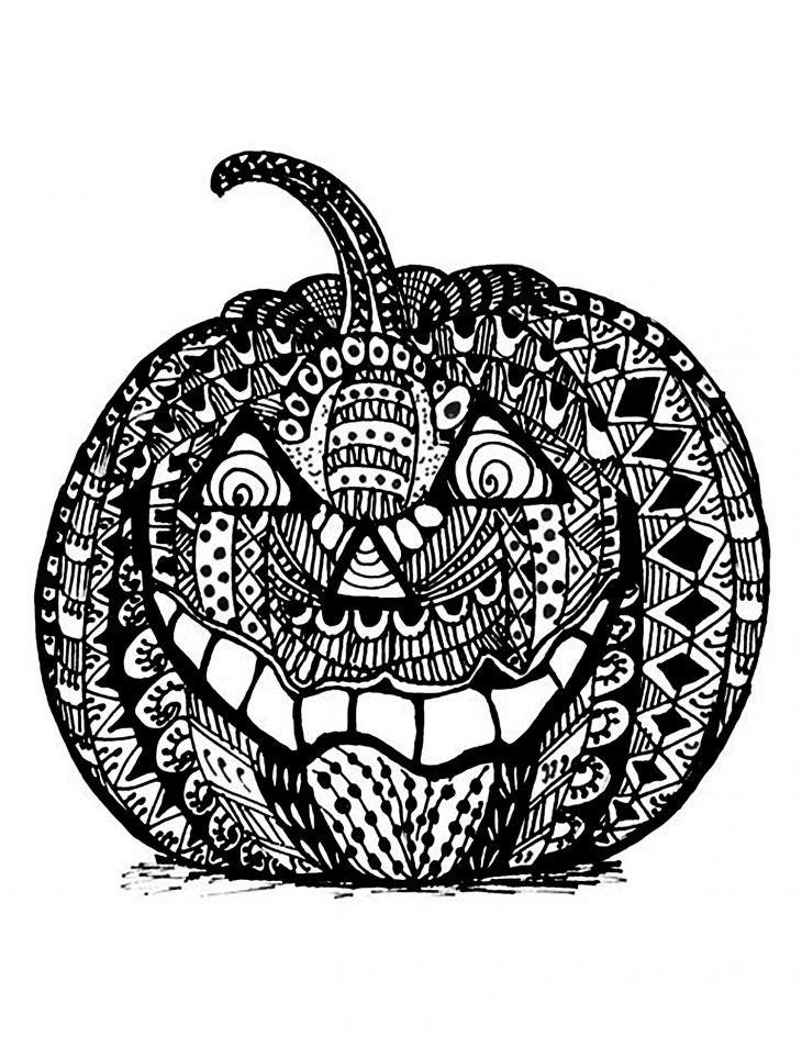 Coloriage De Halloween Gratuit À Colorier – Coloriage pour Dessin Halloween Citrouille A Imprimer Gratuit