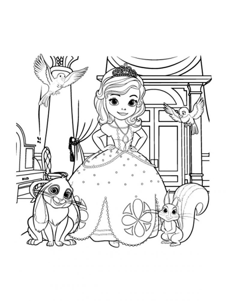 Coloriage De Princesse Sofia Disney Gratuit À Colorier encequiconcerne Princesse À Colorier Gratuit