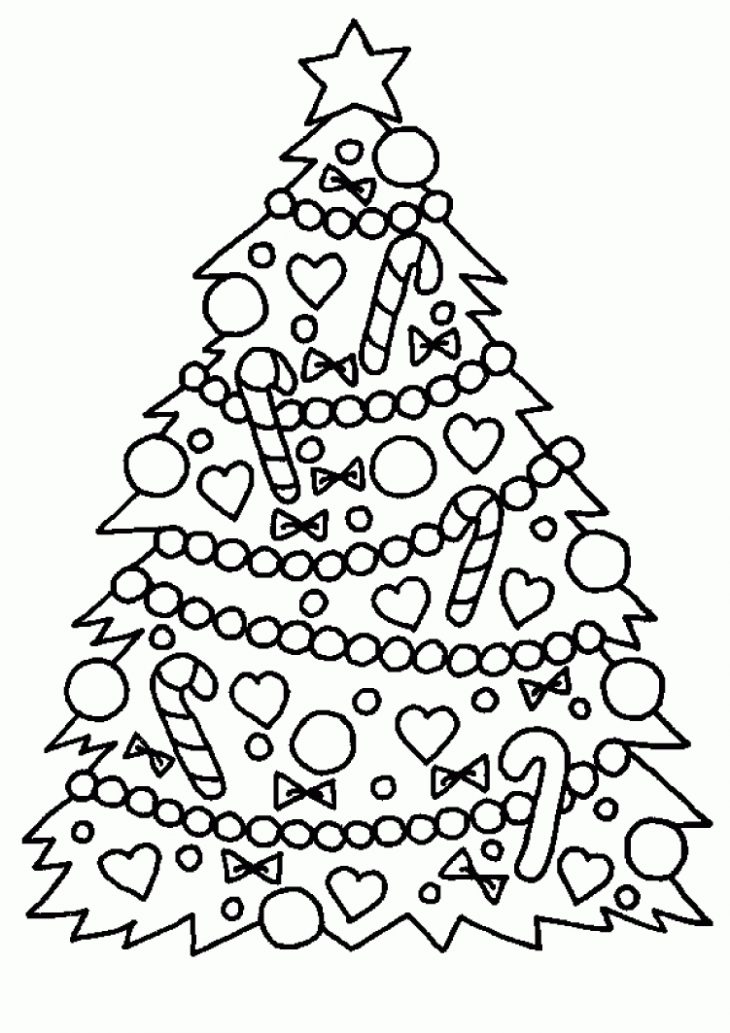 Coloriage De Sapin De Noël À Imprimer Pour Enfants pour Sapin De Noel A Colorier Gratuit