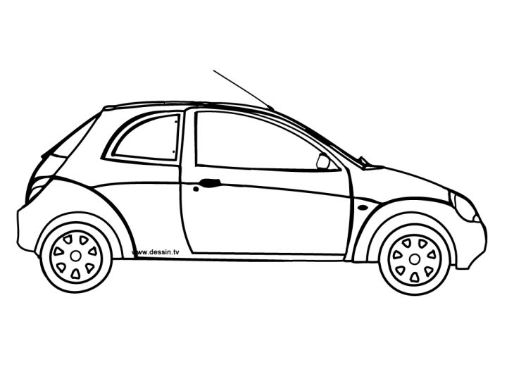 Coloriage De Voitures Gratuit À Colorier – Coloriage De avec Coloriage Vehicule