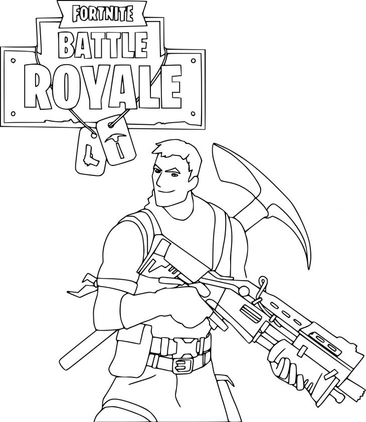 Coloriage Du Jeu En Ligne Fortnite À Imprimer Et Colorier serapportantà Jeux Gratuit De Dessin A Colorier