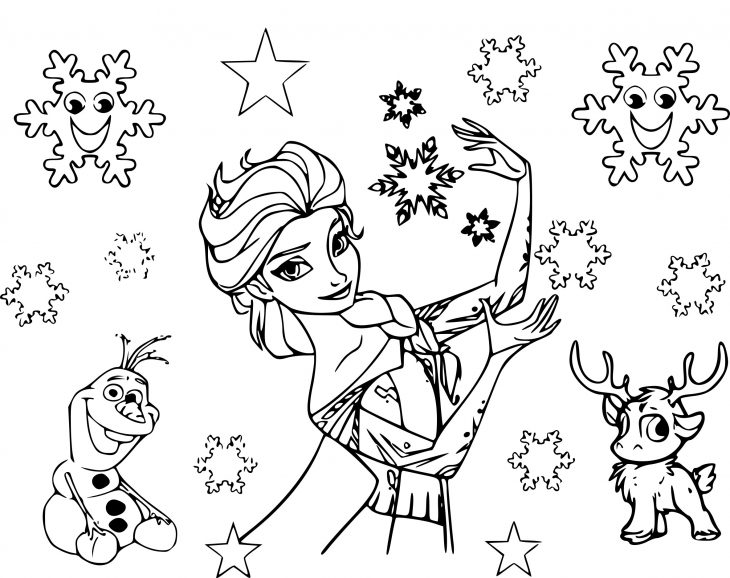 Coloriage Etoile Reine Des Neiges À Imprimer Sur Coloriages concernant Reine Des Neiges Dessin À Colorier