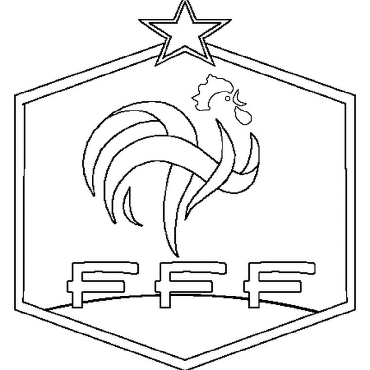 Coloriage France Football En Ligne Gratuit À Imprimer encequiconcerne Coloriage De Foot En Ligne