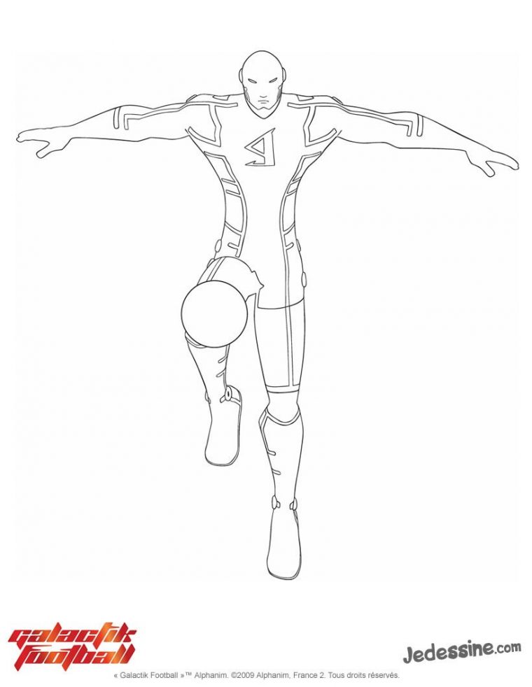 Coloriage Galactik Football En Ligne intérieur Coloriage De Foot En Ligne