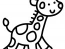 Coloriage Giraffe Facile Enfant Maternelle Dessin pour Dessin Facile Pour Enfant