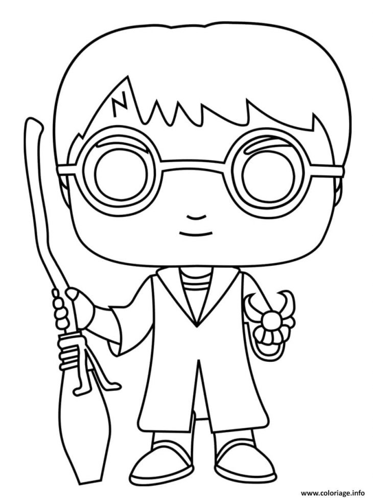 Coloriage Harry Potter Balai Dessin concernant Coloriage Balai