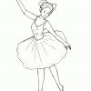 Coloriage La Danseuse Ballerine serapportantà Dessin De Danseuse A Imprimer
