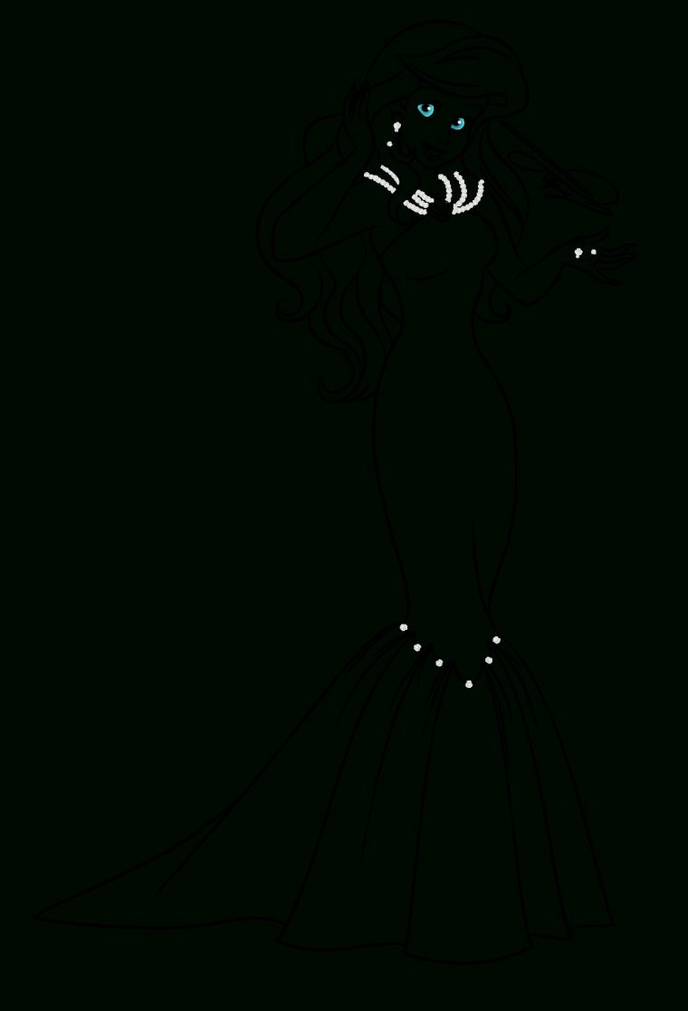 Coloriage La Petite Sirène | Princess Coloring Pages encequiconcerne Coloriage Princesse Sirene