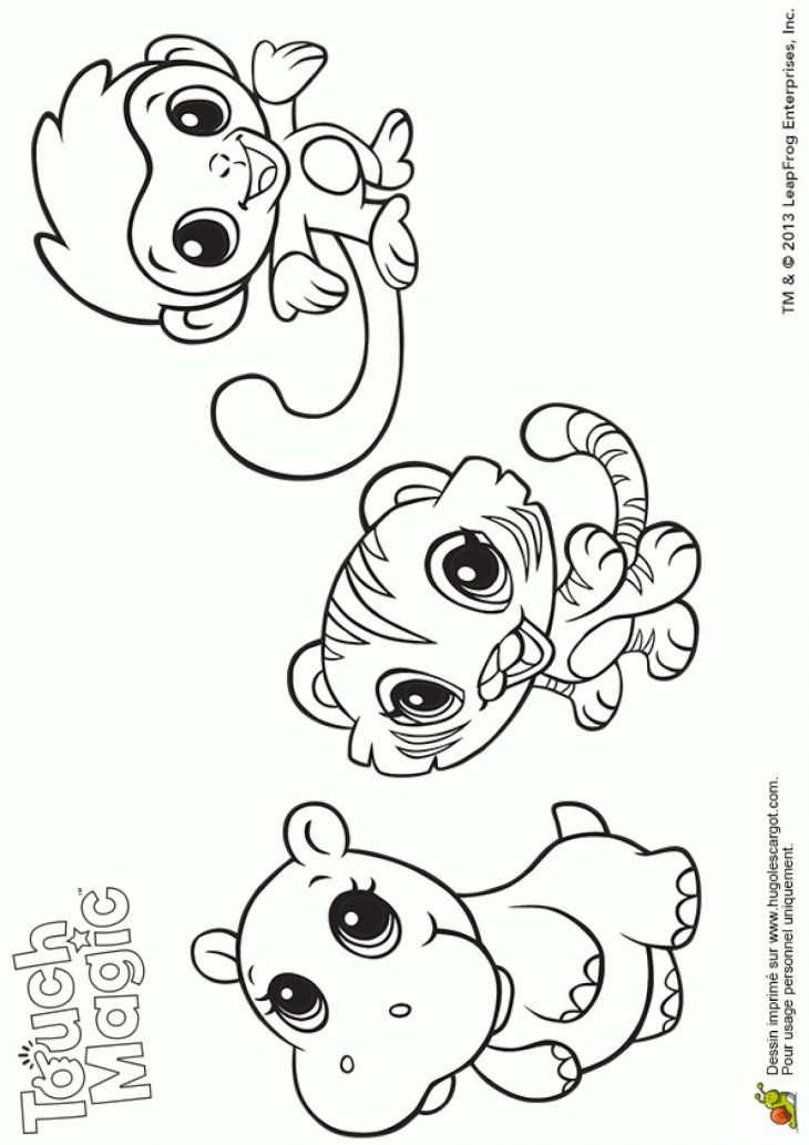 Coloriage Leapfrog Animaux De La Jungle Sur Hugolescargot tout Animaux De La Jungle Maternelle