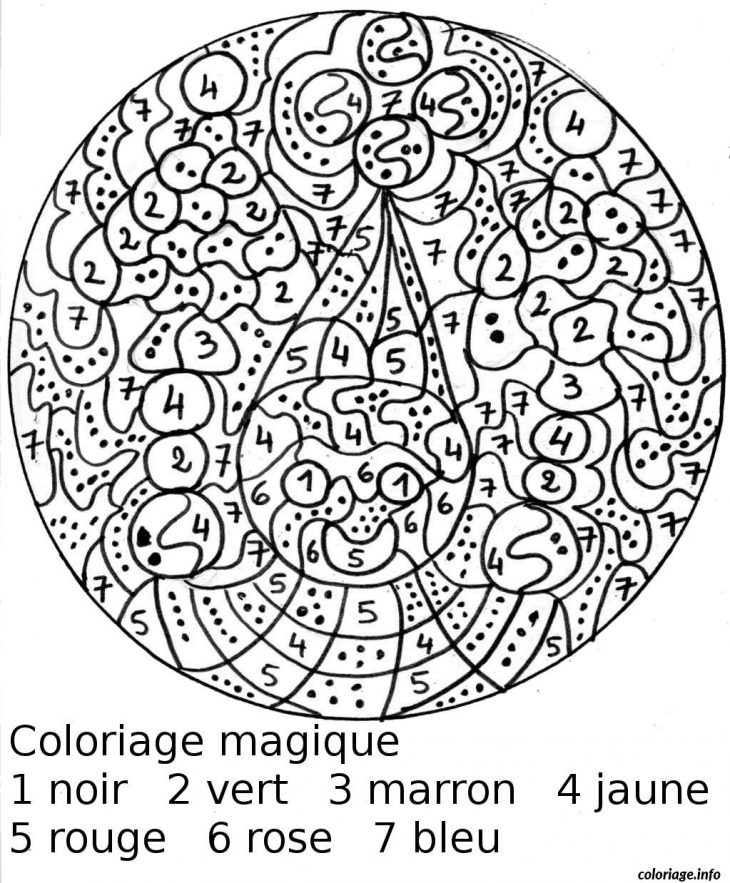 Coloriage Magique 78 Dessin destiné Coloriage Magique A Imprimer Ce2 Gratuit