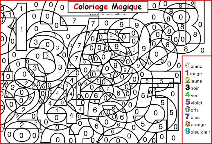 Coloriage Magique Cascade | A Co Destiné Coloriage Magique pour Coloriage Magique Gs Cp